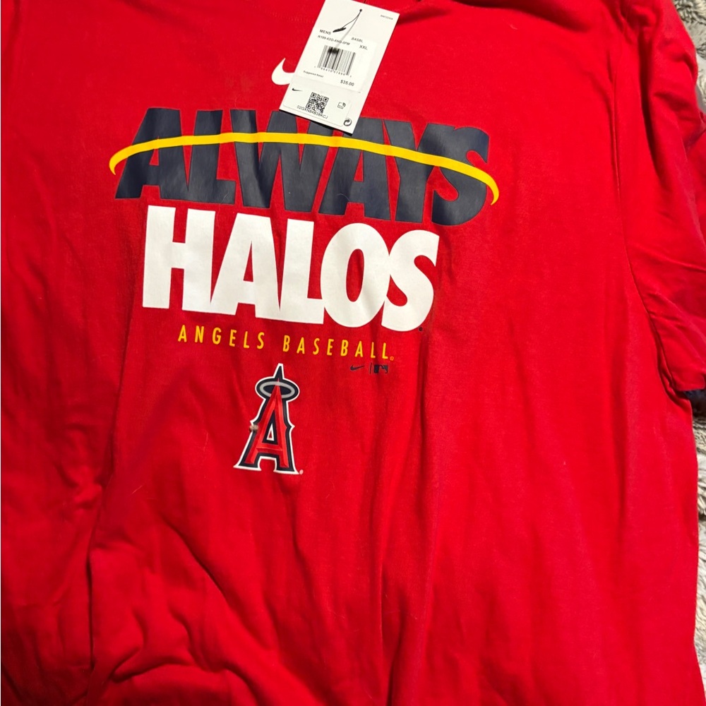Nike Red Angels Baseball Tee